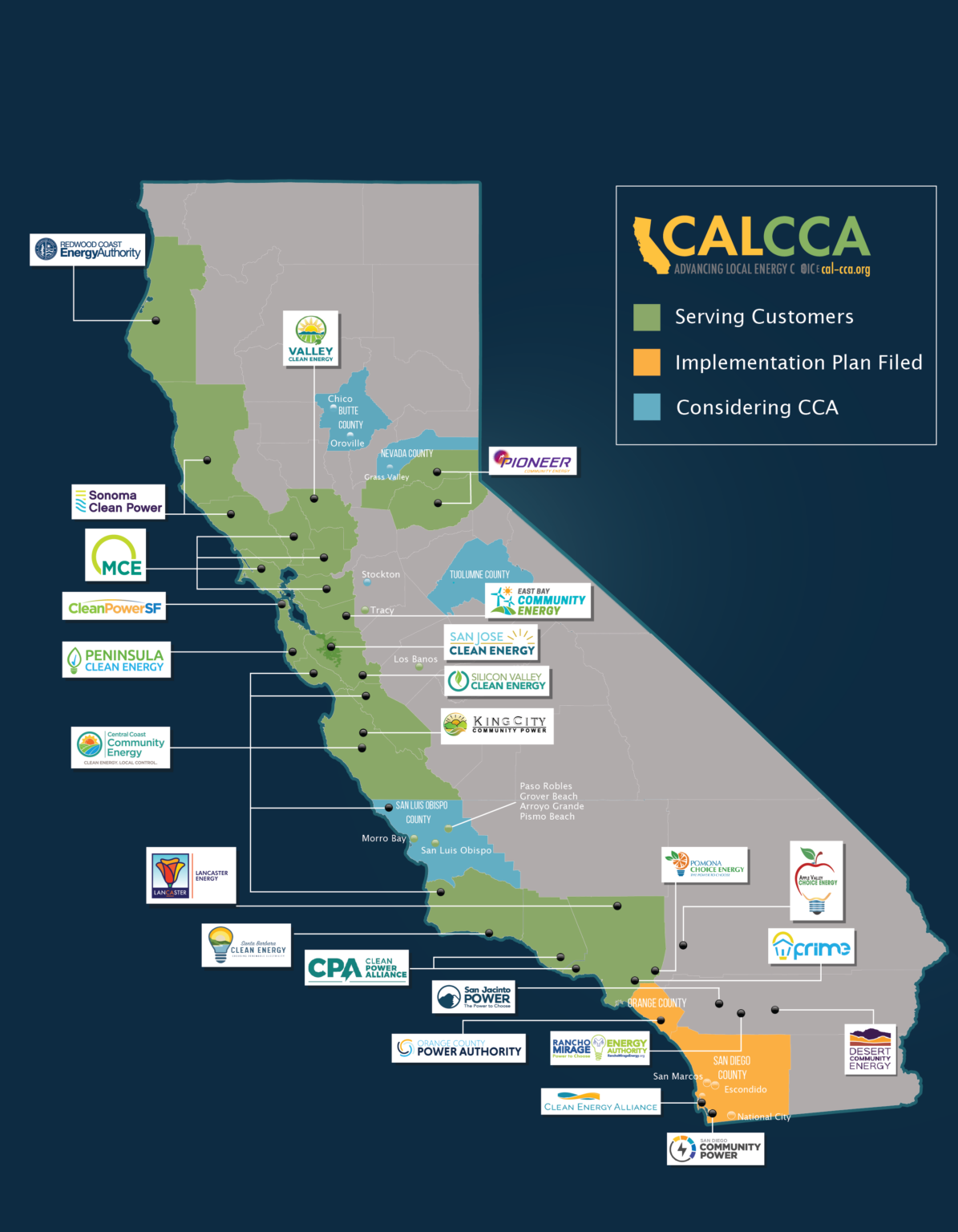 CCAs' Contact Info and Location